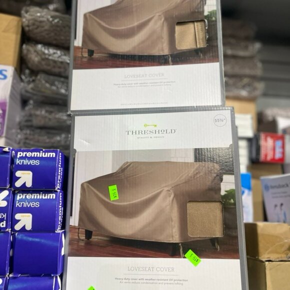 Threshold Loveseat cover outdoor - Picture 8 of 10